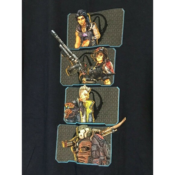 Borderlands 3 Vault Hunters Men’s  T-Shirt Navy Blue Short Sleeve Tee Size XL - Picture 1 of 5